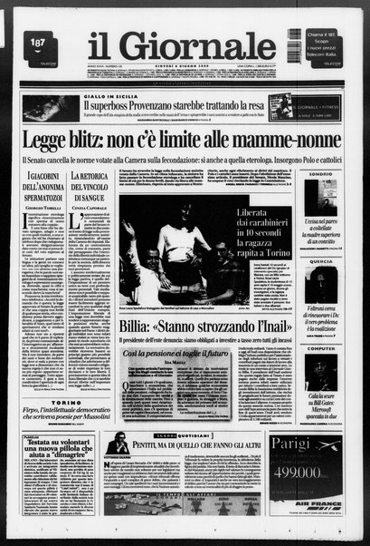 Il giornale : quotidiano del mattino